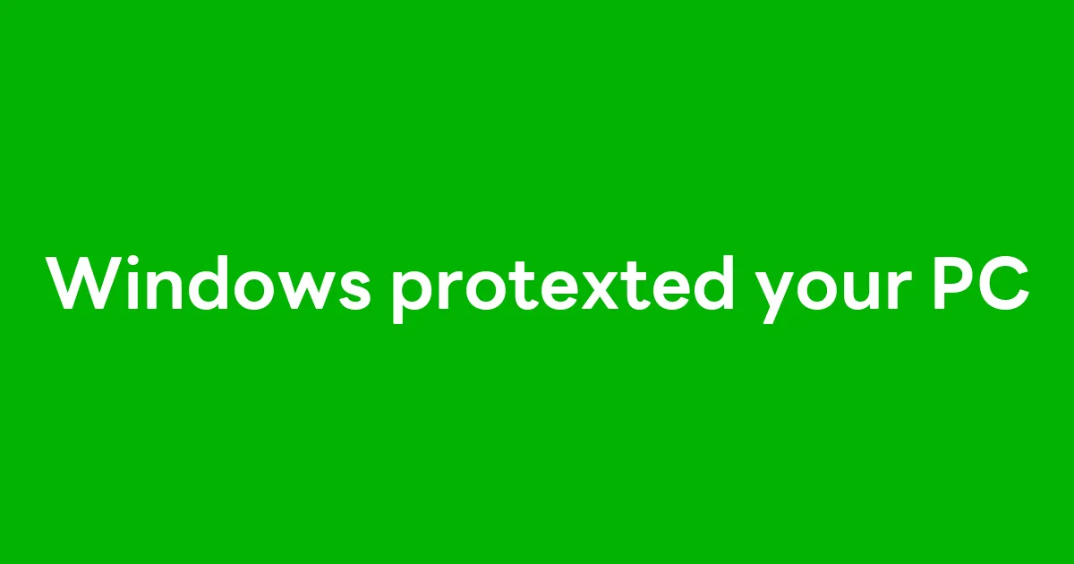 ดาวน์โหลดบรอดแคสต์มาแล้วขึ้น ข้อความ Windows protexted your PC ควรทำอย่างไร