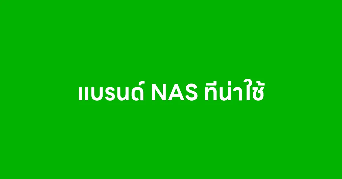แบรนด์ NAS ที่น่าใช้